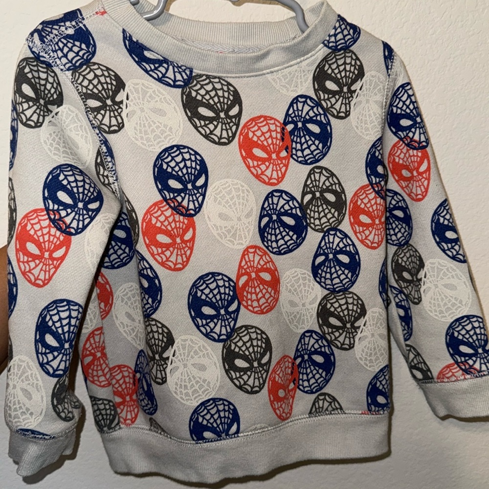 3T Toddler Boy Spiderman Sweater